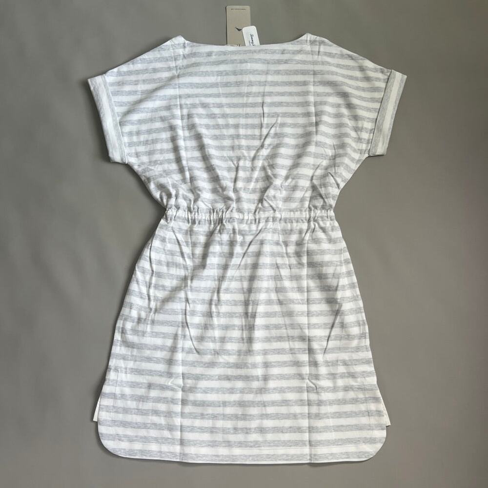 TOMMY BAHAMA Women's Short Sleeve Amira Stripe Short Dress Size M Grey (New) - Picture 4 of 8